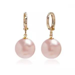 es4081 12mm 피치 진주 오스트리아 정품 오스트리아 크리스탈 제작 골드 원터치 귀걸이