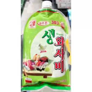 생와사비303 (맷돌표 튜브형 750g)생 고추냉이 일식 일식생 소스 회와 초밥