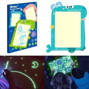 미술놀이 야광 아트보드 (고래)학습 그림판 보드판