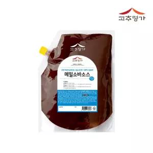 고추명가 메밀소바소스 2kg 쯔유 냉모밀 판모밀 육수 냉육수 가쓰오부시 국물 냉소바 모밀
