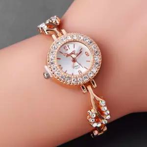 여성 팔찌 러블리 손시계 겸용고등학생여자 큐빅 큐빅목 패션 겸목 생활방수 캐주얼목 남녀 목시계 패션목