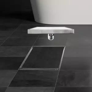 HLBATH 타일 유가 스텐레스 삽입형 육가200(50mm)형 배수구 욕실 실인테리어 고급