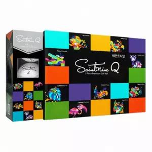 세인트나인 3피스 골프공 Q 12구 인쇄 포장 가능연습 연습용 판촉물 답례품 대량주문 싱글기념 대회품 단체