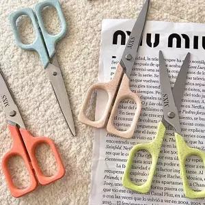 [셀러에이드]파스텔 스테인레스 감성 디자인 문구 가위 사무용품