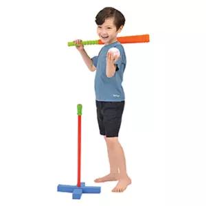 키더스 소프트 티볼 세T볼 배트 경기용 셋트 야구놀이 장난감 어린이 T볼