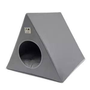 페로가토 고양이 삼각 텐트 그레이집 애묘하우스