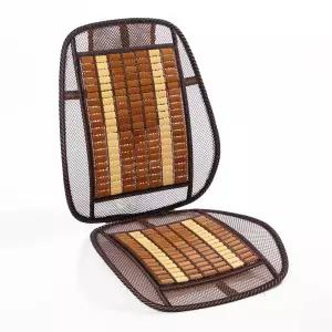 시원한 대나무시트 차량용 사무실 여름 쿨방석용 우드 매쉬커버 차량 자동차 자동차링 쿨링 매트 통풍 링방