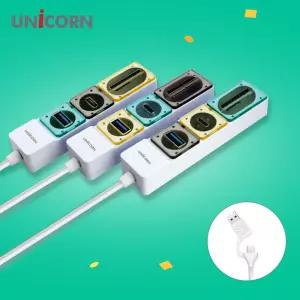 유니콘 Gen2 USB3.1 멀티USB허브 TF SD카드리더기 RH모바일리 휴대용리 데이터전송 USB포트 스위치USB USB