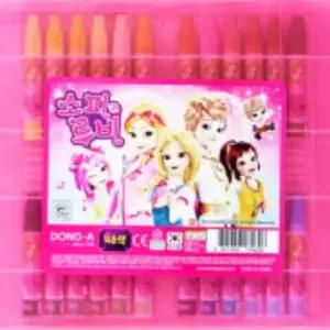 유아 크레파스 48색 (랜덤) 유치원 어르신칠공부치매예방놀이 노인칠 칠놀이 성인칠 칠공부 칠하기 캐릭터