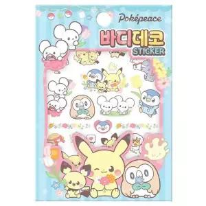 포켓몬 포켓피스 바디데코 스티커 사무용품