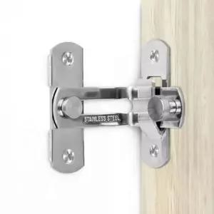 스텐 미닫이문 문걸쇠 코너 걸고리 슬라이딩도어 잠금장치 소 (KYR...