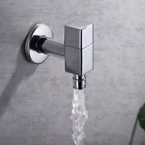 스테인레스 단수형 수도꼭지 사각 세탁기