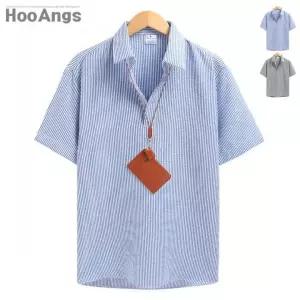 [하프클럽/]시어커브이 헨리넥 반팔셔츠 SMST3147