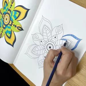 만다라색칠하기 힐링 색칠공부 컬러링북 츠낙크