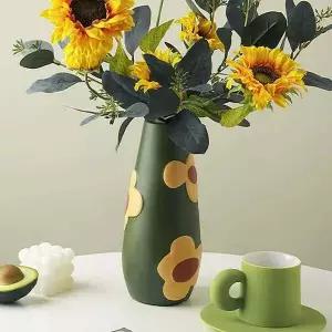 거실화병 아트 도자기꽃병 인테리어꽃병 플라워