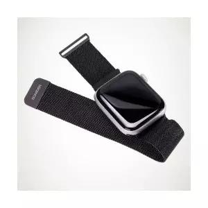 EGARDEN 워치 메탈스트랩 밀레니즈루프 밴드 블랙 7 6 5 4 3 2 1 SE 전 기종 호환 가능 EGAPMTSBL 1543083