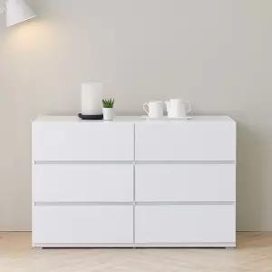 도도스 LPM코팅 광폭1200와이드 3단 서랍장(DO_018)