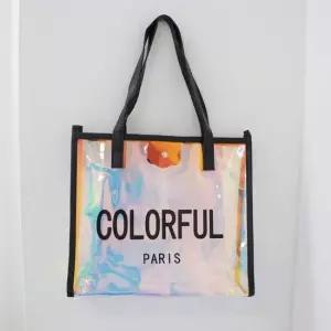 투명비치백 PVC 비치가방 쇼퍼백 숄더백 오로라백 비치가방 여름가방 쇼퍼백 물놀이가방