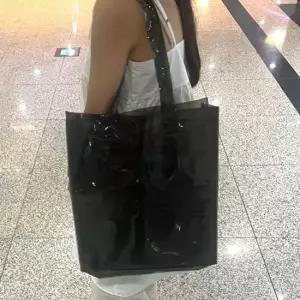 숄더백 비치백 투명가방 반투명 pvc 검정 PVC가방 투명가방 PVC쇼핑백 PVC백