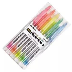 TBZ 문화)언더라인S형광펜5본세트