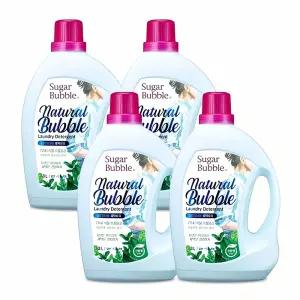 슈가버블 세탁세제 내추럴버블 3L 4개 세탁 소제 거품 에코 세제 세척 탈취 제 주방