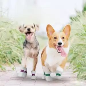 [반려] 강아지 일회용 부직포 신발 산책 애견 붕대 슈즈 20P