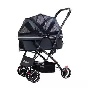 회전바퀴 간편접이식 반려견전용 유모차 Y257101