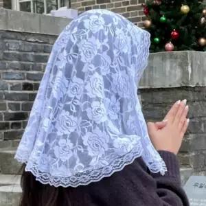 미사보 레이스 성당 천주교 커버 천주교예비신자 미사포 천주교미사보 축일선물 미사보