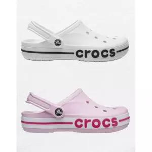 [크록스]/ 바야밴드 클로그 205089 화이트 핑크