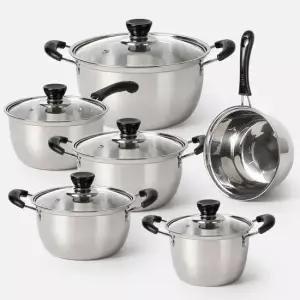 패스트쿡 스테인레스 냄비 5종 16양+18양+20편+22양+24양