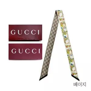 {구찌} 보타니컬 실크 트윌리 스카프(777352)