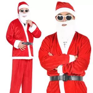 산타복 5종 고급 코스프레 분장 옷 크리스마스변장소품 클로스 할아버지 복장 산타 행사 모자 파티 의상