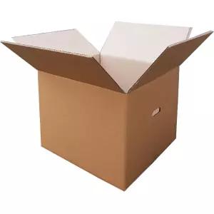 우체국박스5호(3장)손잡이 AB골강무지 크래프트상자 택배 포장 종이 이사 무지