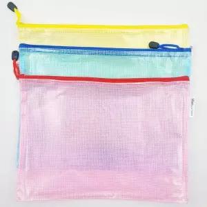 [셀러에이드]B4 사무용 사이즈 포켓 파우치 PVC