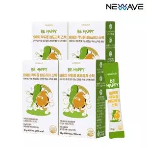 뉴웨이브 비해피 작두콩 배도라지 스틱(10gX14포) 4박스 기관지 환절기 유아 (소비기한 26.07.22)