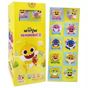 핑크퐁 아기상어 아이비타C,D+아연 250정(복숭아맛)/어린이비타민/유아비타