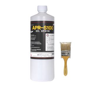 APR-S100 스티커제거제 끈적이 접착제 시트지 본드제거제 바닥본드제거 유성잉크제거 용량 1000ml