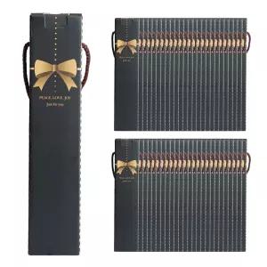 더바람 선물박스 리본와인박스 0.5L(1P용) 50개단위 종이 