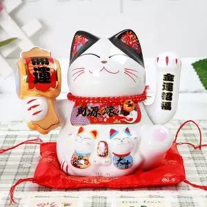 [Manekineko]복고양이 마네키네코 손흔드는 일본고양이 도자기 인형 7종류