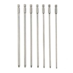 롱 십자 드라이버 비트 200mm 7종 세트 독일제 S2 재질 드릴 네오디움 자석 드릴날