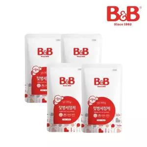 [비앤비]유아 젖병세정제 액상타입 500ml 리필형 X4개