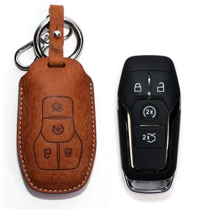 포드링컨 공용  4버튼 스마트키 가죽케이스 PF02 MKZ MKS MKC MKX 익스플로러 머스탱 몬데오 퓨전