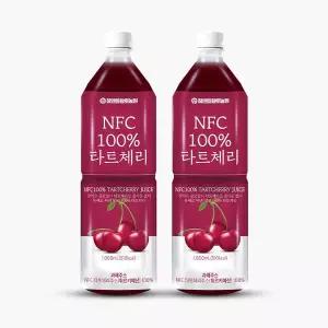 [참앤들황토농원]NFC착즙 100% 몽모랑시 타트체리주스 1L x 2병