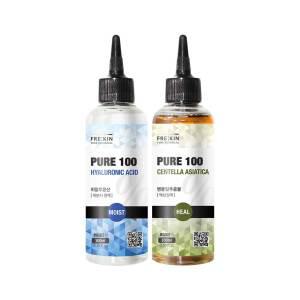 프리킨 퓨어100 원액앰플 저분자히알루론산+병풀추출물 100ml