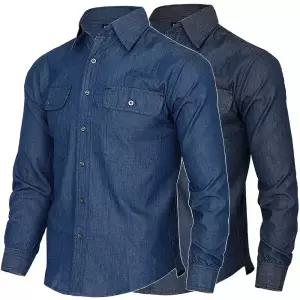 봄 여름 청난방 청남방 남성 셔츠 작업복상의 남자 등산복상의 작업복티셔츠 등산티