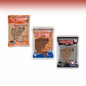 [오기몰] 경원산업 민물낚시 떡밥 집어제 모음 아쿠아텍 찐버거 글루텐 붕어 중층낚시