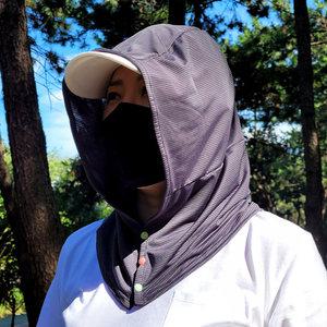 쿨링 UV자외선차단 후드형 얼굴 햇빛가리개 등산 낚시 골프 멀티 두건형 여름 쿨 스카프 썬캡 모자 마스크