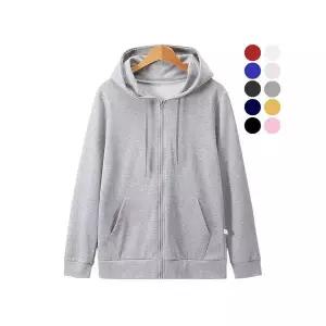 [하프클럽/]남녀공용 베이직 무지 후드집업 BMHD4719