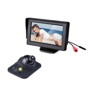 자동차 사각대 180도 전방 후방 카메라 모니터 세트