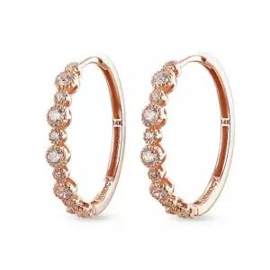 14k 투스팟 레이스 링귀걸이